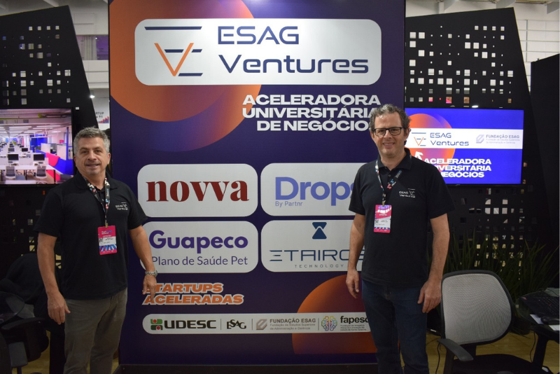Projeto apoiado Fundação Esag foi a única aceleradora universitária de ideias de negócios presente no evento